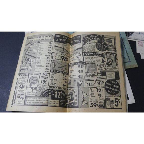 Vtg 1930's-40's Almanacs Watkins Clabber Girl Bell Systems Advertisements Ad Lot - Picture 6 of 11